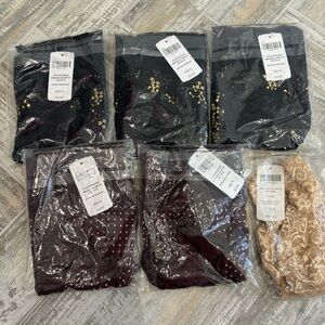 Soma Black and Gold Lace Panties Intimates Collection